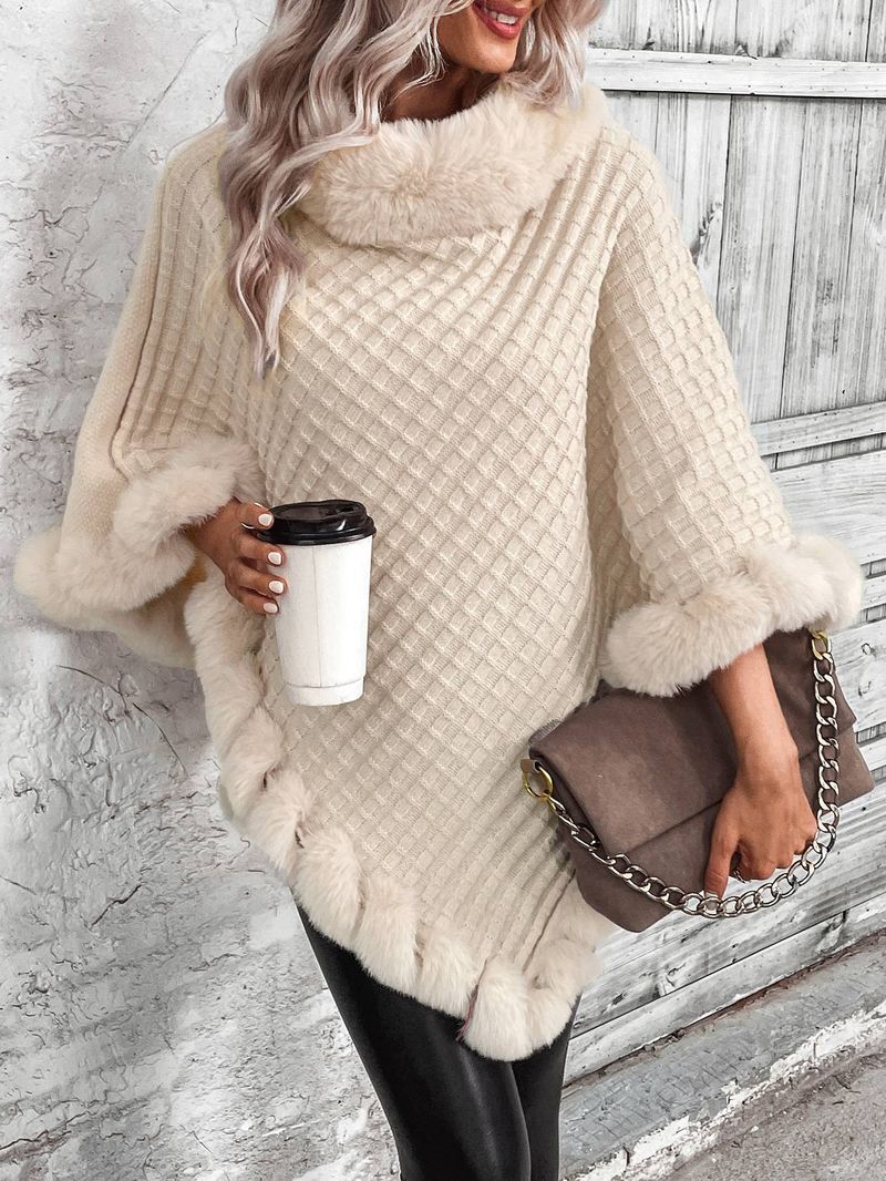 Ropa de mujer Jersey de cuello en V Fried Dough Twists abrigo suéter_voghion.com