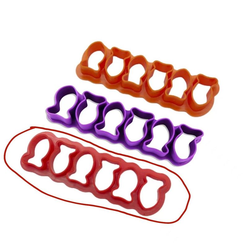 Mini Goldfish Cookie Cutter Set - 5-Piece Fish-Shaped Baking Molds For DIY Snacks & Desserts_voghion.com