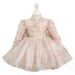 Elegant Princess Dress For Girls - Long Sleeve Ball Gown With Puffy Skirt For Recitals, Performances & Special Occasions (Pink, 80-150cm)_voghion.com
