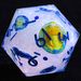 9 Polyhedral Resin Set Of DnD Dice Starry Night Mirage For Dungeons Dragons RPG_voghion.com