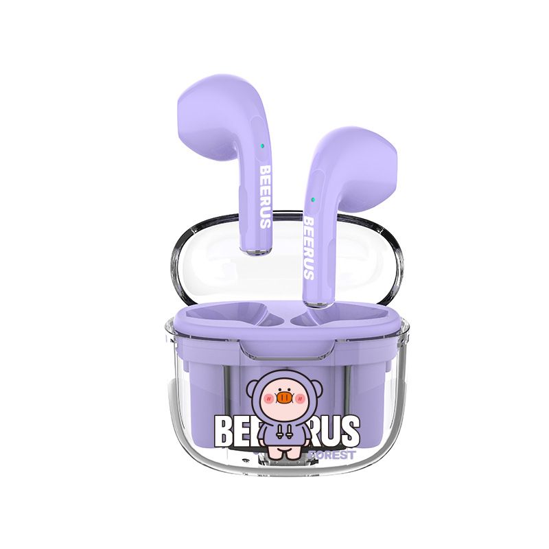 Bilus Earphones 5.3 Bluetooth Half In Ear New Cute Wireless Ultra Long Battery Life_voghion.com