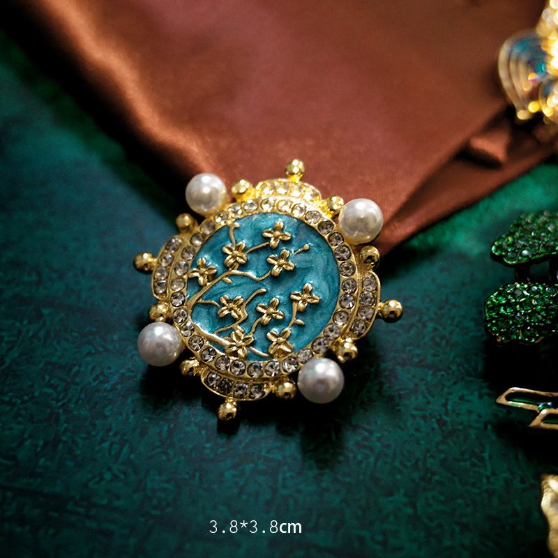 Spilla barocca alla moda per donna, elegante accessorio di lusso in stile vintage_voghion.com