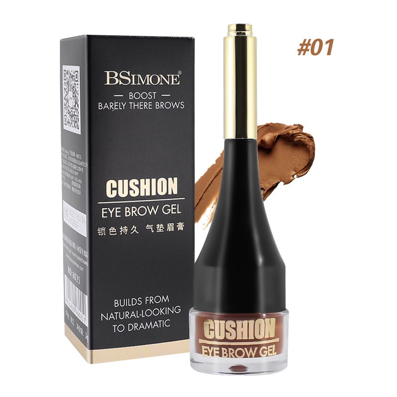 Crème rehausseur de sourcils longue durée, 4 couleurs, imperméable, naturel, teinté, Gel liquide, crème à coussin d'air_voghion.com