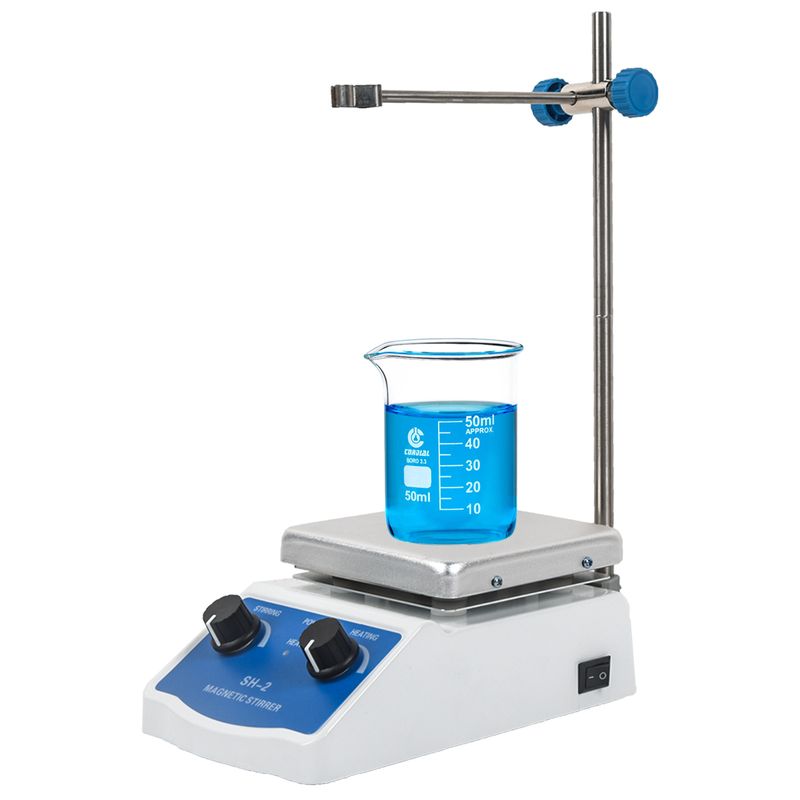 Magnetic Stirrer Hot Plate 2000ml Magnetic Hotplate Stirrer 100-1600rpm Adjustable Speed Stir Plate Hot Plate Stirrer 200 Centigrade Magnetic Stirrer _voghion.com