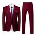 Herrenbekleidung Four Seasons Light Business Korean Herren Slim Date Anzug Zweiteiliger Anzug Bräutigam Hochzeitsbankett Kleid Studio Anzug_voghion.com