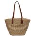Woven Straw For Women Large Capacity 2025 New Vacation Versatile Shoulder Basket Handbag Beach Bag_voghion.com