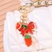 Butterfly Knot Grape Heart Cherry For Women New Sweet Cute Bag Pendant Keychain Gift_voghion.com
