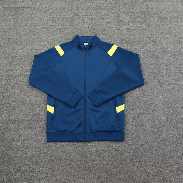 Spring, Autumn And Winter New Sports Jacket Football Training Clothes Cardigan Jacket Zipper Knitted Team Game Suit_voghion.com