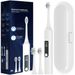 Oplaadbare elektrische tandenborstel - 2 koppen, 3 standen en 2 minuten timer Slimme elektrische tandenborstels, compatibel met Philips Sonicare-tandenborstelkop_voghion.com