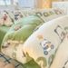 Winter Snowflake Quilt Cover Four-Piece Milk Velvet Bed Sheet Three-Piece Cartoon Fleece Warm Bedding Set_voghion.com