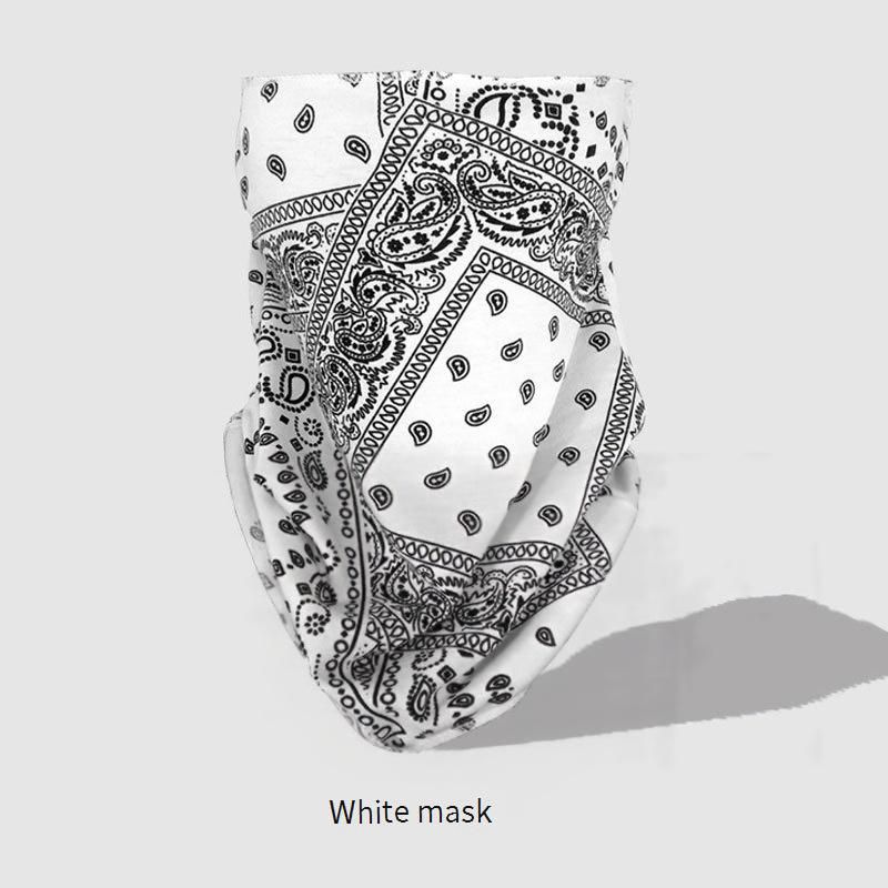 ​UV Protection Face Mask - Breathable Ice Silk Summer Face Cover With Adjustable Ear Loops Unisex Sun Shield For Outdoor Activities​​_voghion.com