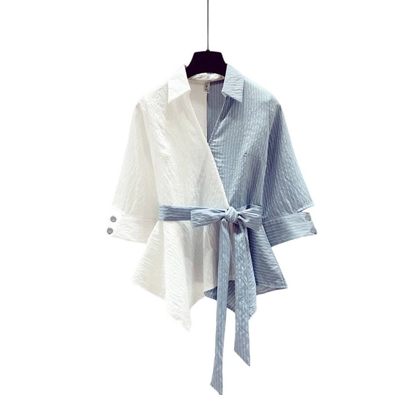 Women's Clothing 200 Pounds Fat Sister Summer Suit Women's Slimming Age Reducing Shirt Short Sleeved Skirt Two Piece Trendy Set_voghion.com