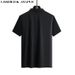 C&J Luxury Brand Men's t-shirt Lapel Short-Sleeved Ice Silk Business Casual Polo 002_voghion.com