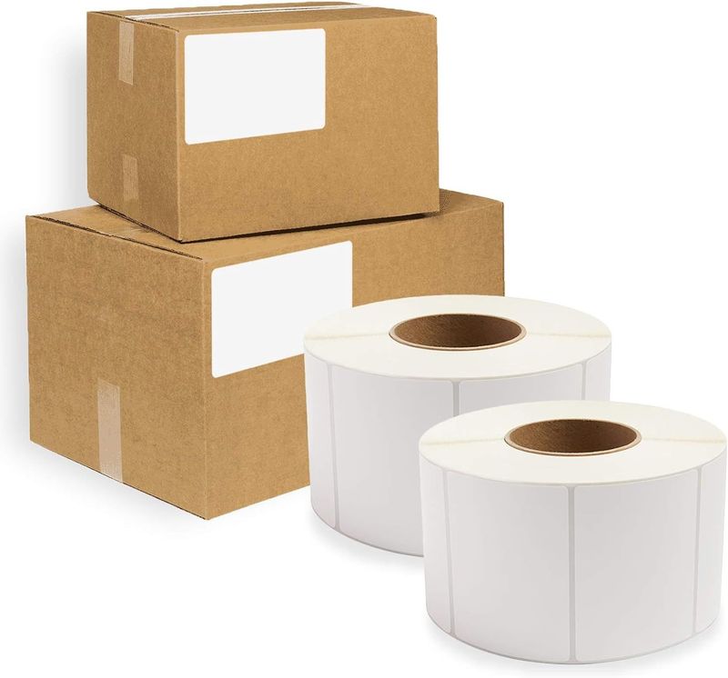 7064 Pack Direct Thermal Labels 4" x 3" Freezer Grade Polypropylene. Self-Adhesive Rolls. Mailing Postage. Printing Paper. Blank for Shipping; barcodi_voghion.com