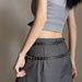 Punk Cowboy Style Double Loop For Women 2025 New Ultra Long Thin Casual Versatile Rivet Belt Waist Cincher Trendy_voghion.com