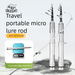 Leurre télescopique Kemeilong Meifeng Ultra Short Mini Micro Mouth, canne de voyage portable simple pour stream_voghion.com