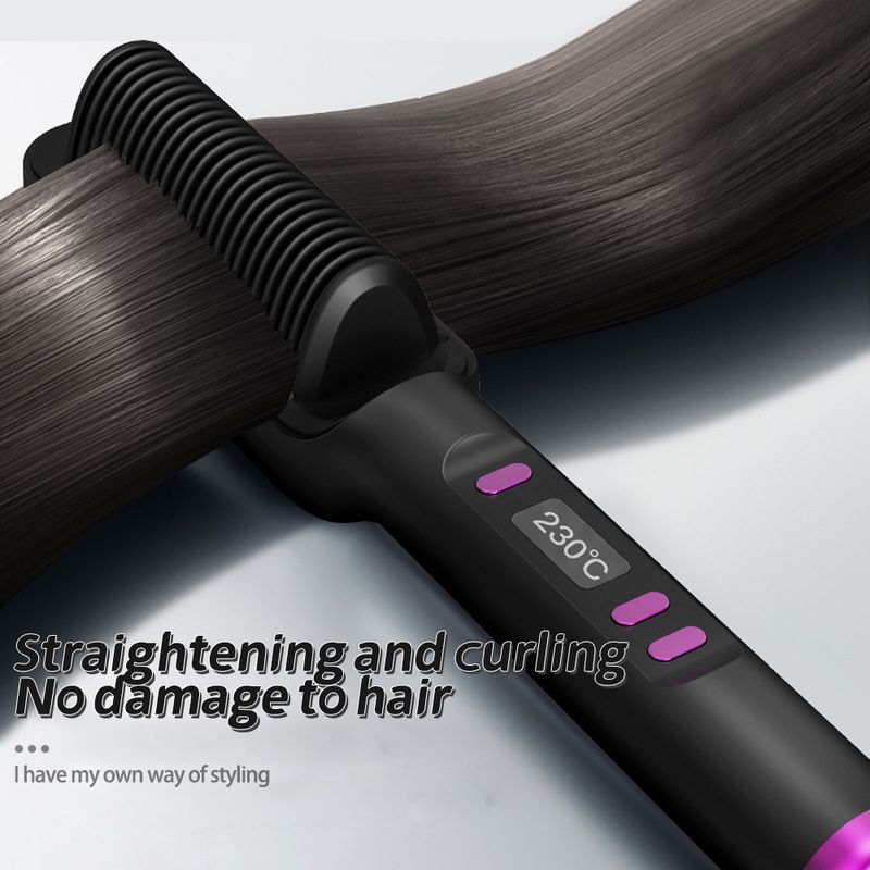 New Direct Negative Ion Straightener Does Not Hurt Hair, Lazy People, Straight and Dual purpose Clipper Electric Curling_voghion.com
