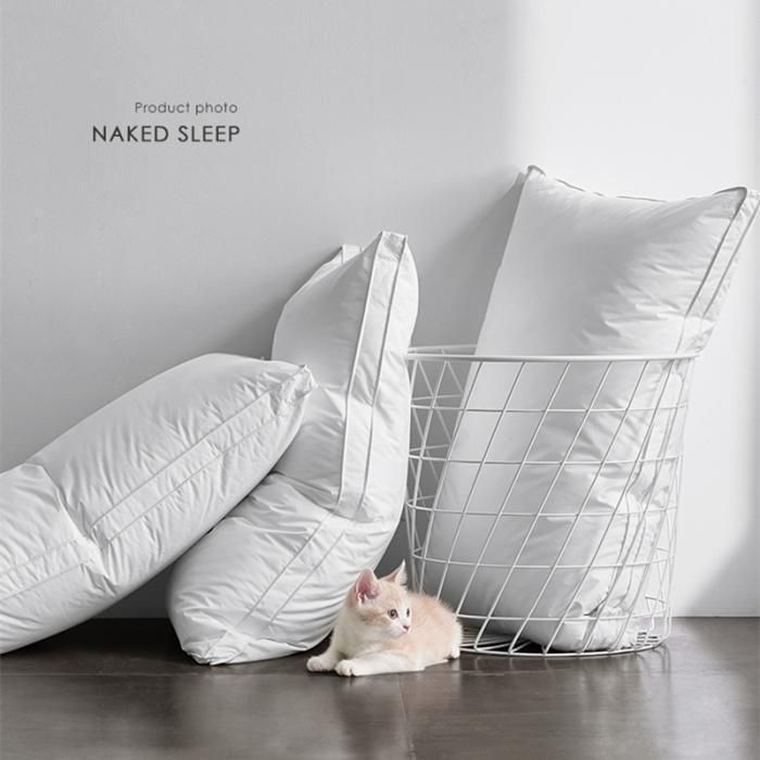 Five Star Hotel Pillow Core Hotel Pillow Full Cotton Feather Velvet Adult Pure Cotton Pillow Core_voghion.com