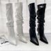 Women's Stacked Boots – 7cm Stiletto Knee-High Boots (2 Colors)_voghion.com