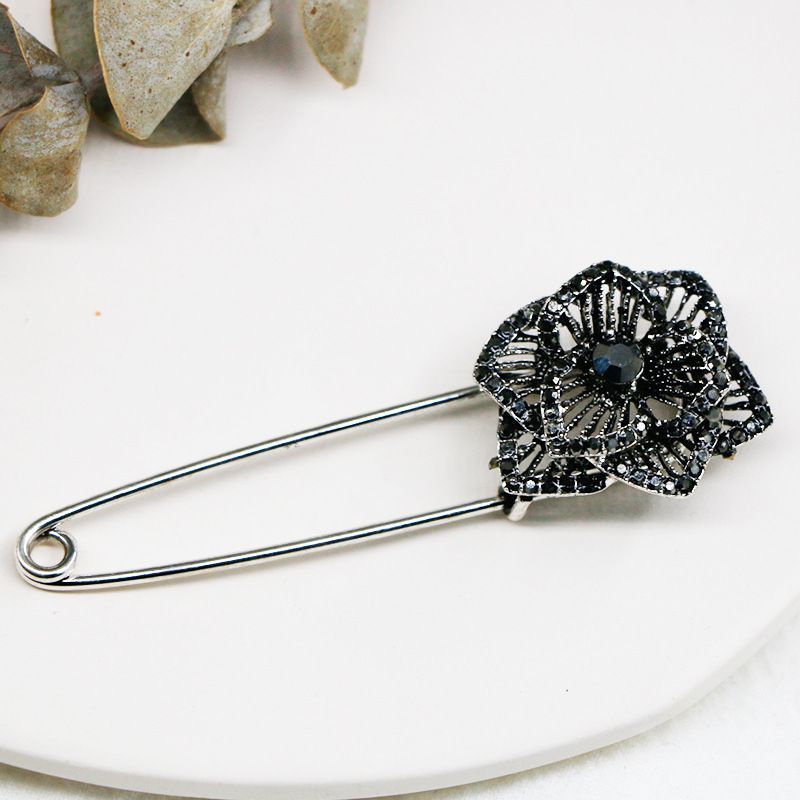 Ny kreativ stor nål personlig cardigan sweater sjal knap tøj tilbehør broche_voghion.com