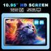 10,95-tommer 8GB+128GB Android SIM-kort Wifi Office Business Tablet_voghion.com