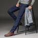 Men's Clothing Men's Winter Fleece Jeans Slim Straight Elastic Fleece Warm Outer Wear Youth Fleece Men's Jeans_voghion.com