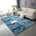 Nordic Ins Gradient Color Tie Dyed Plush Carpet Simple Living Room Carpet Home Bedroom Full Cover Bedside Floor Mat_voghion.com