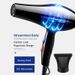 Hair Dryer 2200W Professional Powerful Hair Dryer Fast Heating Hot And Cold Adjustment Ionic Air Blow Dryer With Air Collecting_voghion.com