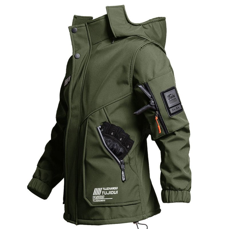 Taktische Winterjacke für Herren – Outdoor-Mantel im Militär-Stil, winddicht und warm für Jagd, Arbeitskleidung und Radfahren_voghion.com