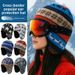Bonnet de ski épais extra large pour vélo électrique, coupe-vent, protection du front_voghion.com