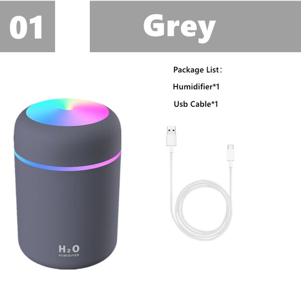 300ml Humidifier Portable Ultrasonic Aroma Diffuser Cool Mist Maker Air Humificador Purifier_voghion.com
