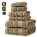 100% Cotton Towel Set - 6-Piece Bath & Face Towel Bundle (Ultra Absorbent Soft & Fluffy For Home & Travel Includes Bath Towels & Washcloths)_voghion.com