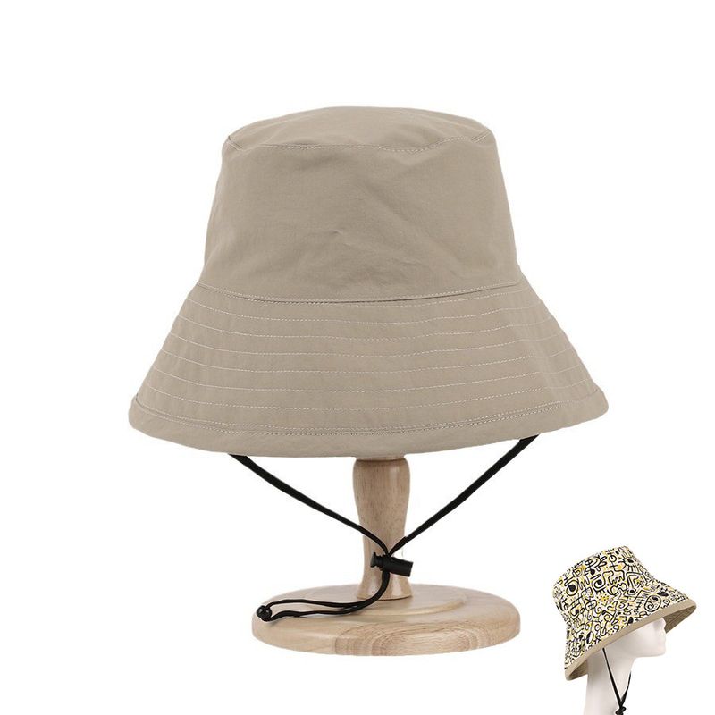 Neu eingetroffener Hut, Sonnenschutzhut für den Sommer, koreanische Version für Damen, trendiger Fischerhut mit großer Krempe, faltbar und faltbar,_voghion.com