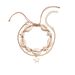 Bohemian Vacation Style Alloy Star Pendant Turquoise Starfish Shell Woven Anklet 2-Piece Set Unisex_voghion.com
