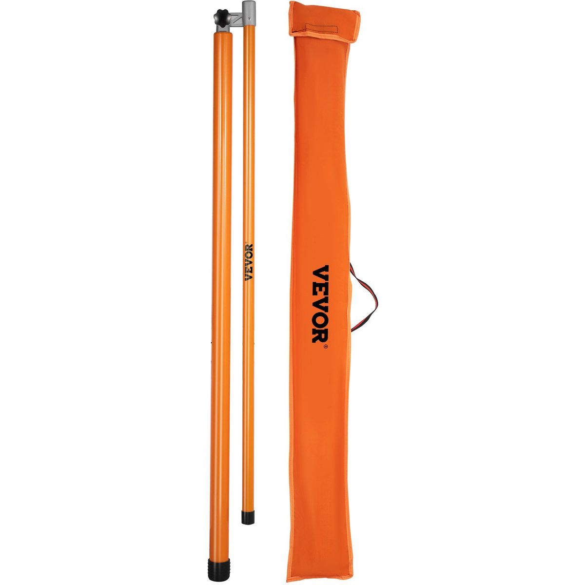VEVOR Load Height Measuring Stick, 20' Sturdy Fiberglass Truck Height Stick With Adjustable Pole, Non-conductive Truck Height Measuring Stick With Carrying Bag, Height Stick For Trucks, Car Haulers_voghion.com