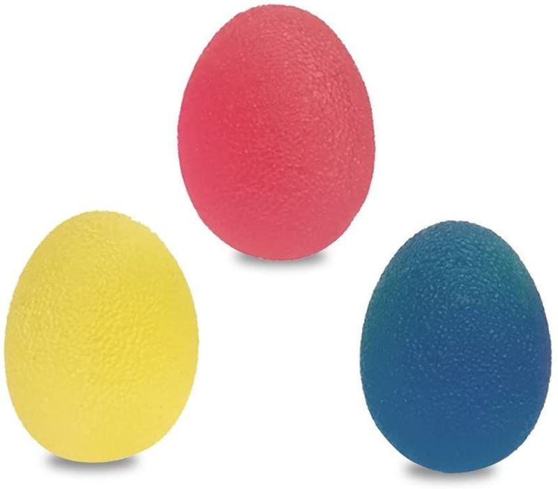 3er-Set Eiergreifer, Fingerwiderstands-Übungsquetscher, Handtherapieball, matschiger Handgriff-Krafttrainer, Stressball für Erwachsene und Kinder_voghion.com