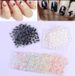 3D Flower Nail Decals - 30 Pcs Various Styles | Black White & Colorful Nail Stickers For Girls | DIY Nail Art Decor, Easy Apply & Waterproof_voghion.com