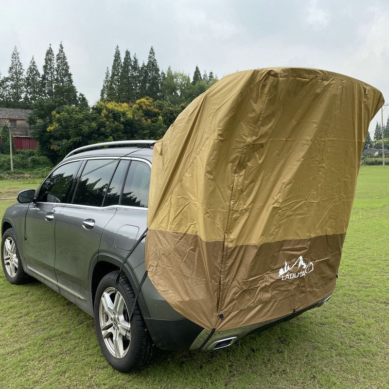 Outdoor Self-Driving Camping BBQ Sunshade Rainproof Trunk Extension Tent_voghion.com