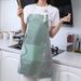 And 1pc Machine Cn Pockets Linen 2 Aprons Cooking With Washable Striped Linen Kitchen Apron Adjustable_voghion.com