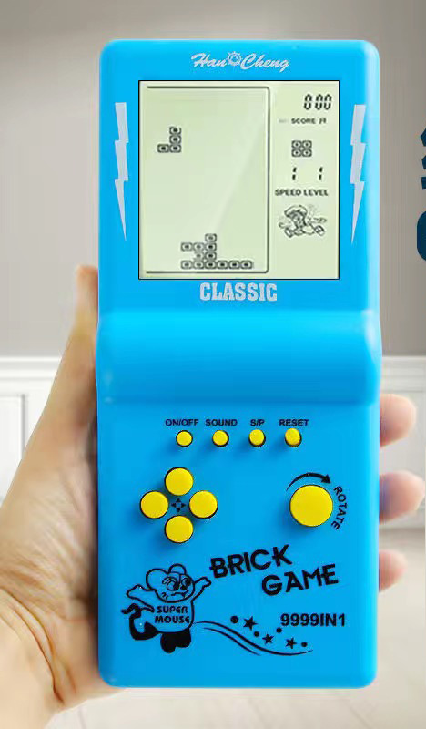 Console di gioco Tetris classica, mini macchina a blocchi nostalgica, puzzle, comodo regalo per studenti_voghion.com