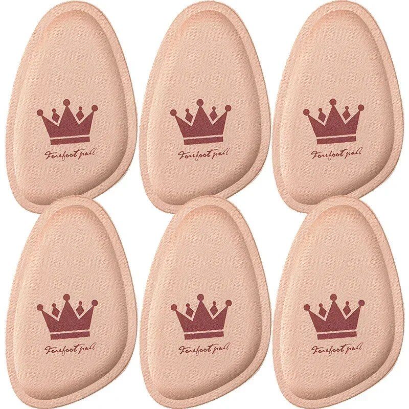 2/6PCS Non-labbro Corona Dell'avampiede Pad Donne Cuhion Sollievo Dal Dolore Cuscinetto per la Cura Tacco Alto Half-ize Inerte suola di scarpa Piede_voghion.com