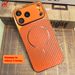 Luxury Carbon Fiber Magnetic Magsafe Soft Bumper Case For IPhone 17 16 15 14 13 Pro Max Air Plus Large Window Protection Cover_voghion.com