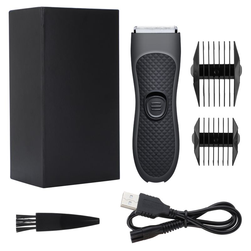 Rasoir électrique pour hommes, tondeuse pour parties intimes, aisselles, poitrine, outil d'épilation, chargeur USB_voghion.com