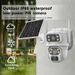 QL08 Solar Low Power Consumption WiFi/4G Surveillance Camera Lens Dual Screen HD Smart_voghion.com