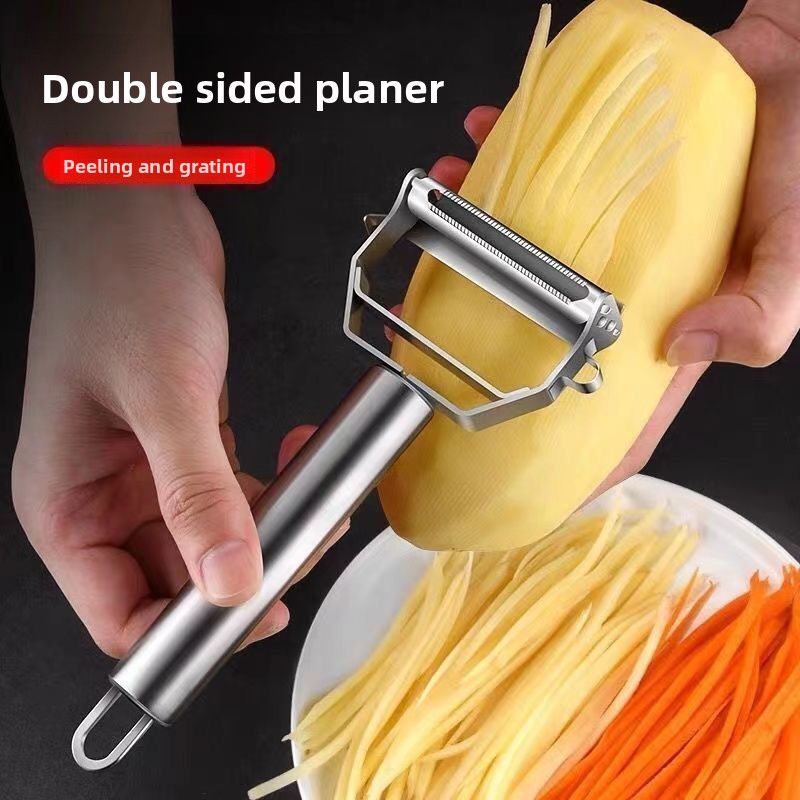 Stainless Steel Dual-Purpose And Slicer Multi-Functional Fruit Vegetable Potato Peeler Cucumber Shredder_voghion.com
