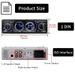 1din Car Radio Stereo MP3 Player Audio Bluetooth FM Receiver Dual USB Support AUX/USB/TF Card_voghion.com