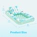 Adult Inflatable Tanning Pool Lounge Chair Large Sunbathing Bathtub Inflatable Waterbed Pool Rest Float_voghion.com