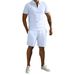 Polo d'été décontracté pour hommes, Short ample à manches courtes, ensemble de sport_voghion.com