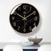 Yipula 6278 Wall Living Room Simple Marble Texture Nordic Fashion Home Quartz Clock_voghion.com