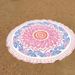 Asciugamano da bagno rotondo con stampa attiva in spugna di cotone, stile Hawaii, per yoga e spiaggia_voghion.com